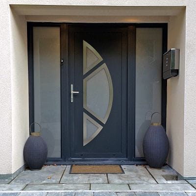 aluminium front door