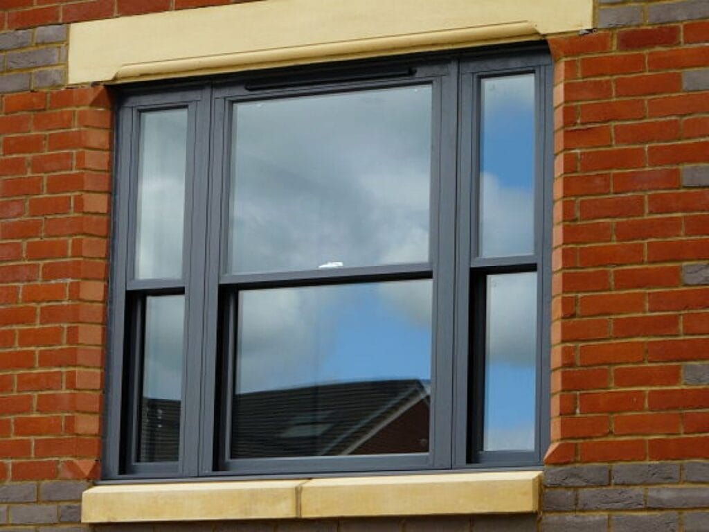 verticle aluminium sash sliding window